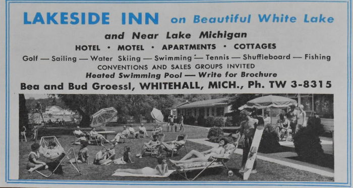 Lakeside Inn - Vintage Print Ad (newer photo)